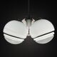 Large Italian globe pendant lamp by Gino Sarfatti, 1960s.