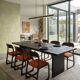 6 Baumann sled chairs in rosewood from the 1960s.