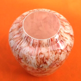 Vase  marble glass smooth and shiny appearance