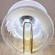 Très grande suspension vintage italienne Space Age
