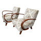 Set of 2 Style Halabala Lounge Armchairs