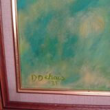 Dominique Déhais huile sur toile, 1987