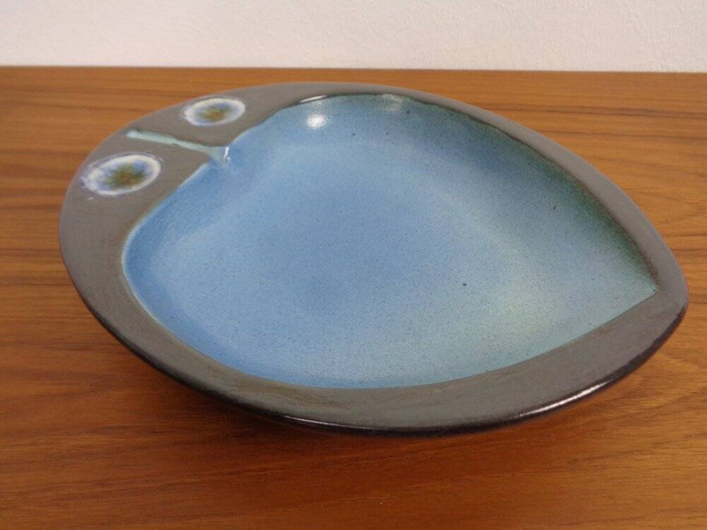 Studio ceramic bowl by Keramag Keralith, Czech Republic, 1960s