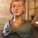 Bust woman plaster