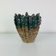 Vintage ceramic coral vase