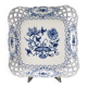 Ancient porcelain plateau from Meissen, Germany, 20th century.