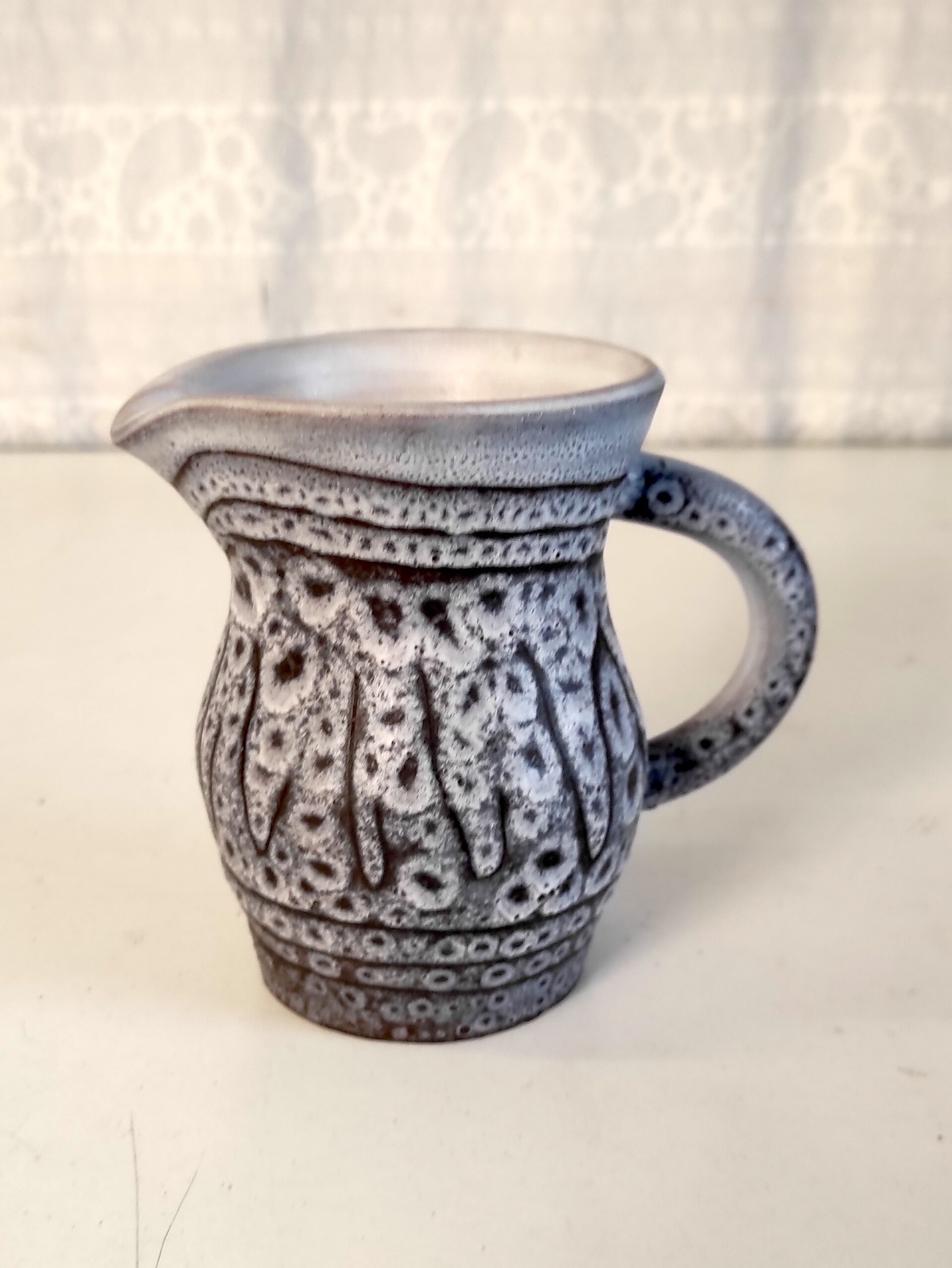 Ceramic pitcher by Jean Austruy, Vallauris, 50s/60s