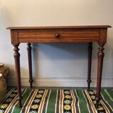 Side table in old wood