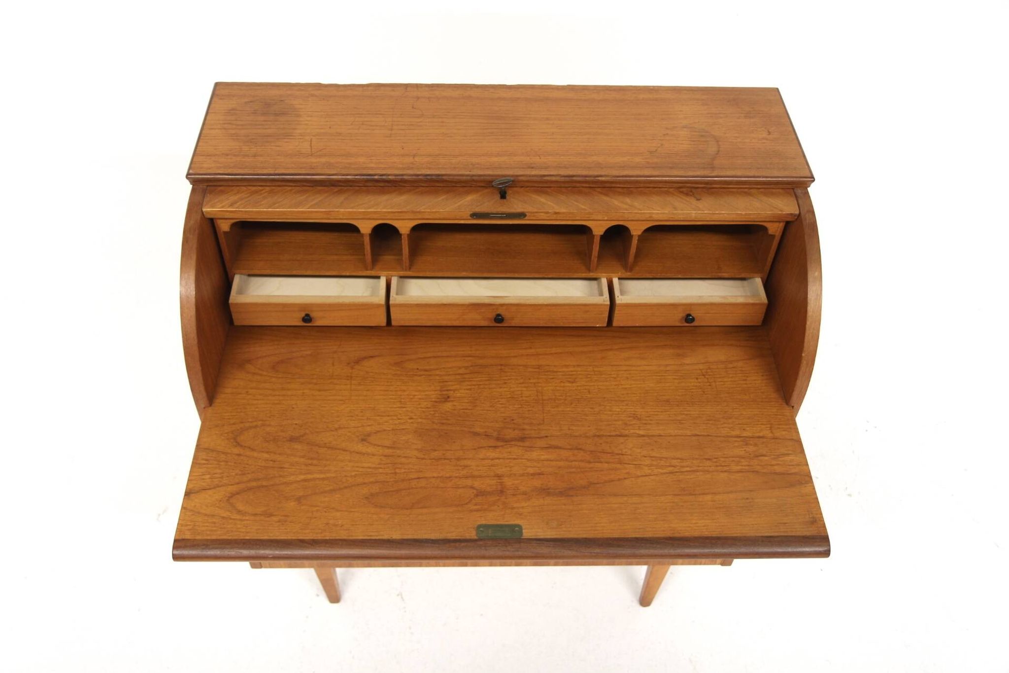 Scandinavian teak secretary, Bröderna Gustafssons, Sweden, 1950