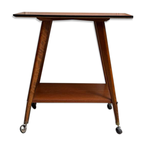 desserte vintage scandinave - teck