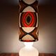 Opaline table lamp lampshade vintage fabric