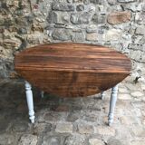 Table ronde avec rabats