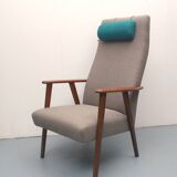 1960s high back armchair resotored
