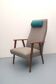 1960s high back armchair resotored