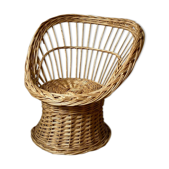 Wicker children's chair