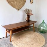 Scandinavian coffee table curved edges