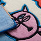 Corneille art rug scandinavia 1970s