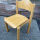 Chair school school child wood design 80 German Design signed Hiller