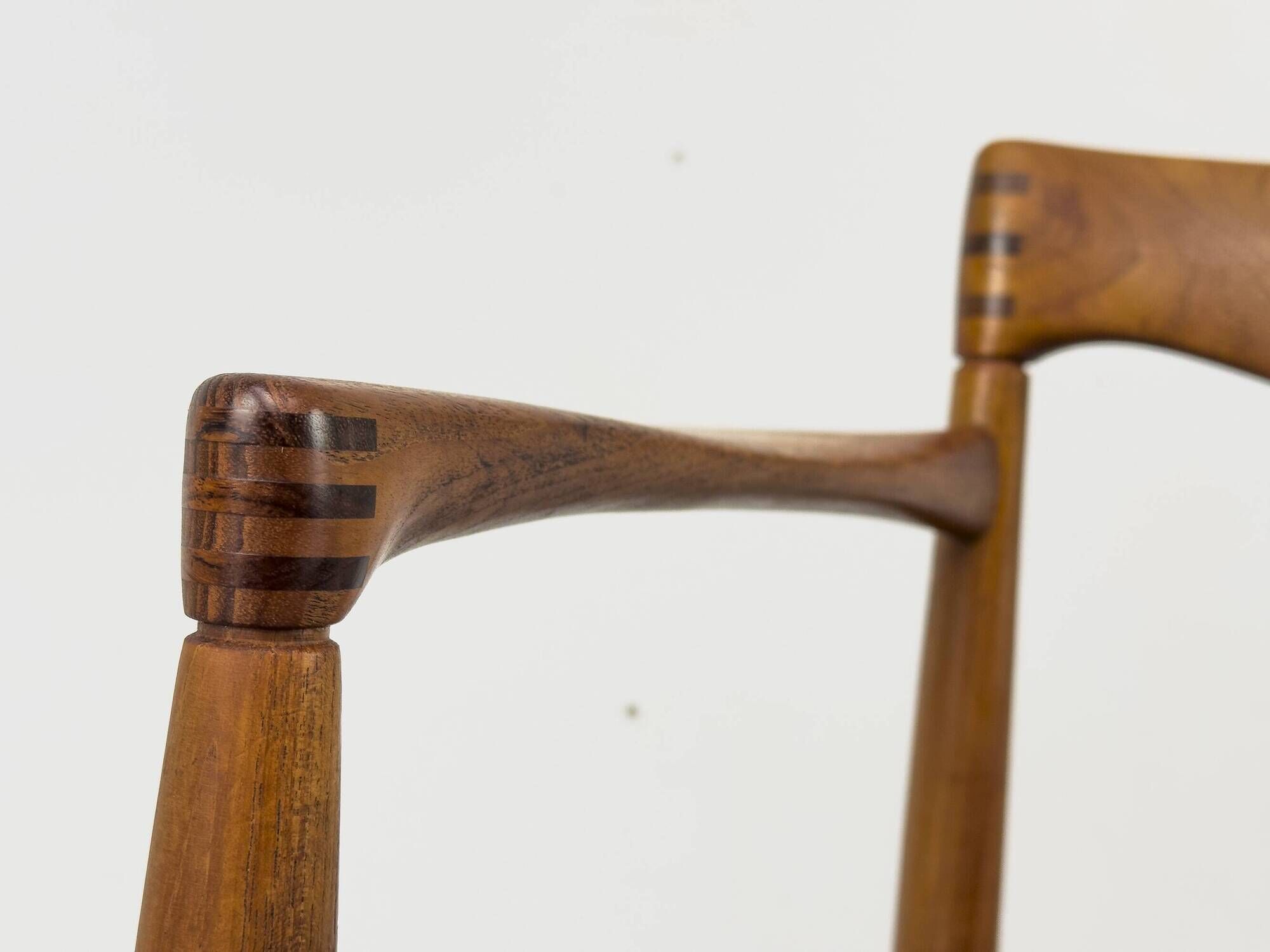 Teak and Leather Armchair by H. W. Klein for Bramin, 1960s