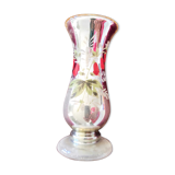 Glass Flower Vase with Inner Mercury Deposition Layer