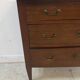 Louis XVI style chest of drawers in solid oak, 19th century