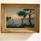 Antique oil painting from the first half of the 20th century