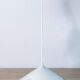 Vintage white ceramic chandelier lampshade decorated with white fish patterns