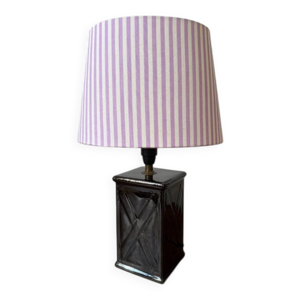 Lampe design pied céramique