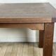 Brutalist solid oak table with 2 extensions from the 1990s.
