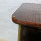 Vintage bedside table with wheels