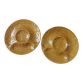 2 Gien Artichoke Slush Plates