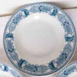 3 vintage CM&C Massena model soup plates