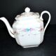 Old Paris porcelain herbal tea pot – hand-painted polychrome decoration, 19th century