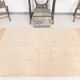 4x7 Salmon Beige Handmade Turkish Vintage Rug
