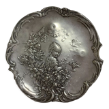 Empty pocket pewter art nouveau style