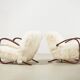 Pair of H-269 lounge chairs in Mongolian sheepskin, Jindrich Halabala, 1930s