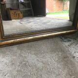 Louis XVI gold leaf mirror 19th