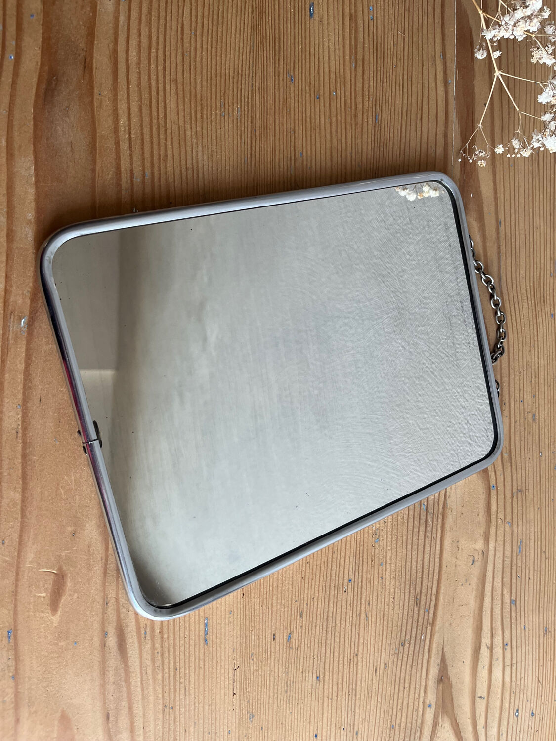 Vintage barber mirror