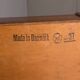 Danish Teak Secretary Desk Model 37 by Arne Wahl Iversen for Vinde Mobelfabrik 1960.