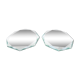 Pair of octagonal mirrors beveled 40s 50s