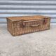 1930s wicker travel suitcase