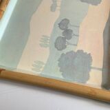 Catherine escalon vintage fiberglass serving tray