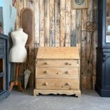 Commode anglaise, scriban rénové