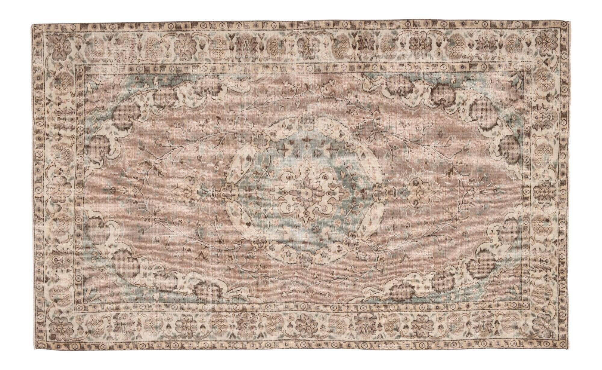Vintage Turkish handmade rug 159x257 cm