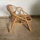 Vintage rattan children's armchair 1960s
