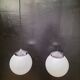 Suspensions boules opalines