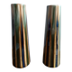 Gustave de Bruyn Paire de vases en barbotine Art Nouveau
