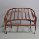 Art Deco Bench in 20th Century Beech
