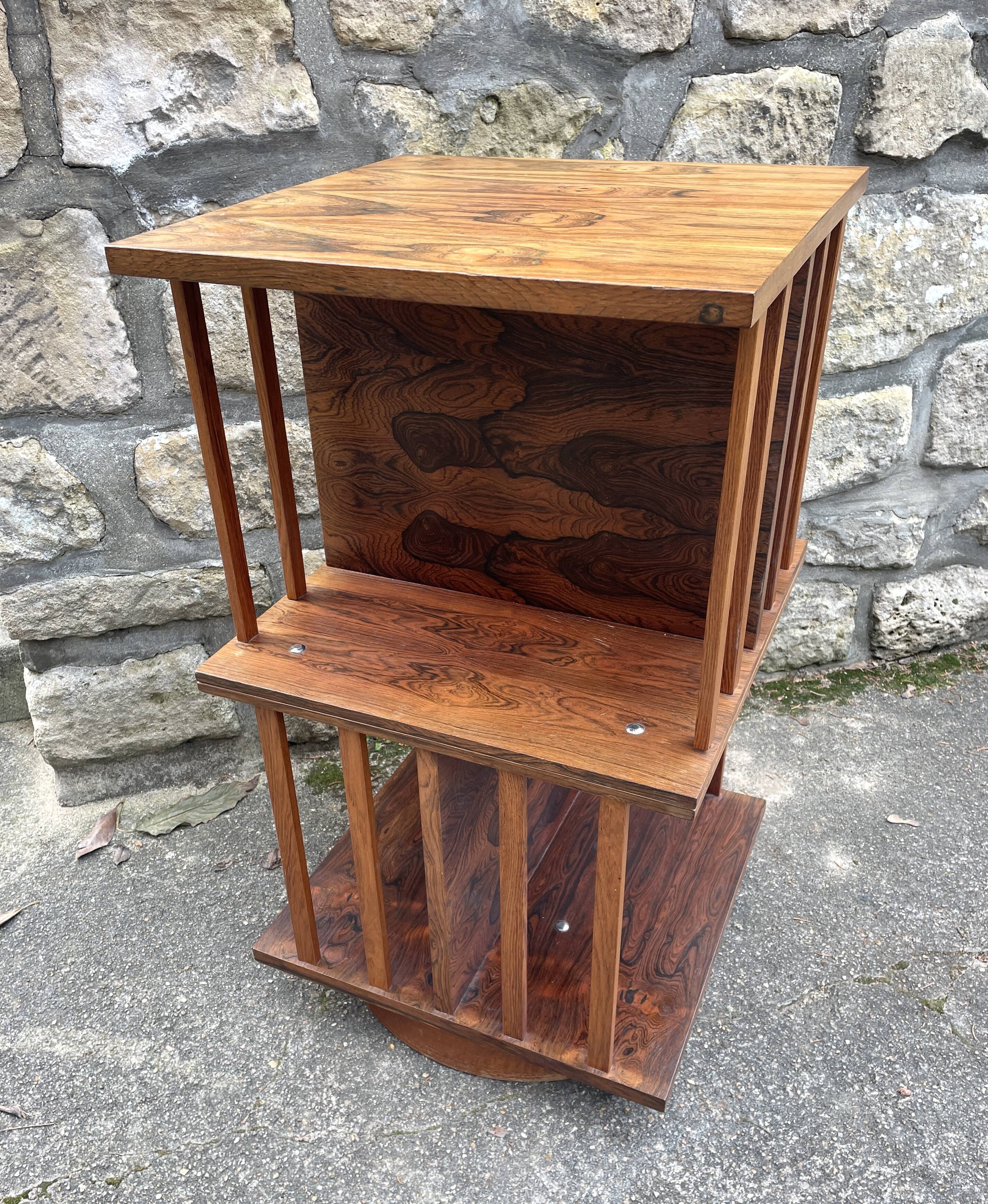 2-storey revolving library in Rio rosewood