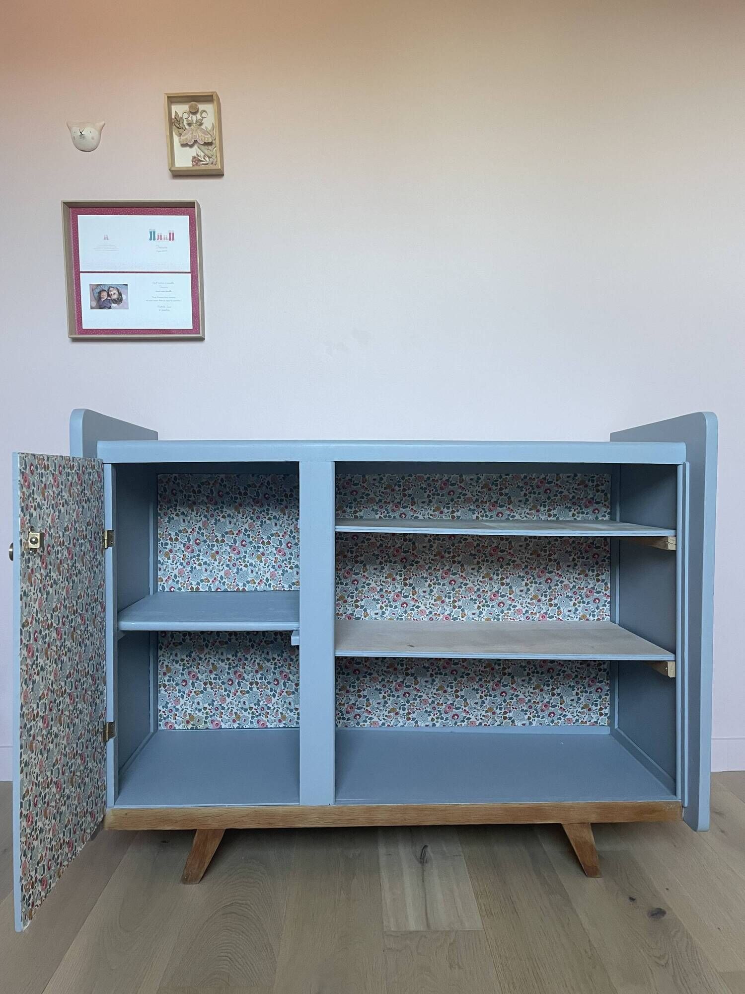 Meuble vintage scandinave rénové - Liberty Betsy